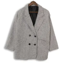 GRL グレイル 秋冬★ オーバーサイズ ダブル テーラード ジャケット Sz.F レディース