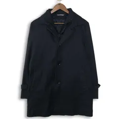 SUIT SELECT スーツセレクト 秋冬 中綿 キルティング ライナー★ ステンカラー コート バルマカーンコート Sz.M メンズ 紺