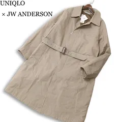 【23AW 新品】 UNIQLO × JW ANDERSON ユニクロ JWアンダーソン 秋冬 中綿 チェック トレンチ コート  Sz.L　メンズ 未使用