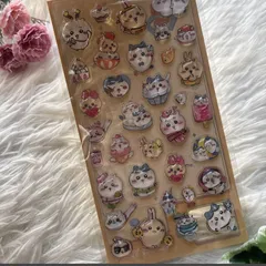 新作　3D ぷっくりシール　ちいかわ　ハチワレ　ぷくぷくシール　限定　大人気　在庫限り　次回入荷なし　サンリオ　ステッカー　シール　日本未入荷　レア　ボンボンドロップシール　キティー　マイメロ　ハローキティ　マイメロディ　海外版　サンリオ　BONBONDROP