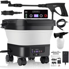 折りたたみ式・8MPa強力水圧】Perrace 高圧洗浄機 コードレス 充電式 7