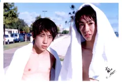 嵐 99年 デビューハワイ 二宮和也/相葉雅紀 公式写真 *1枚