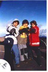 嵐 00年 カレンダー撮影ハワイ 相葉雅紀/櫻井翔/大野智 公式写真 *1枚