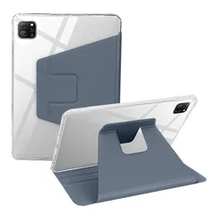 iPadケース ※カラー グレー 多機能ブラケット付き耐衝撃 インテリジェントスリープとタッチlDアクセス機能付R12336