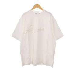 【中古】ジルサンダー JIL SANDER 23SS パームツリービーズポケットTシャツ カットソー XL 白 J22GC0120 メンズ ジルサンダー JIL SANDER 23SS パームツリービーズポケットTシャツ