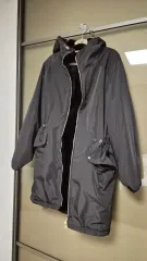 ザラ ブラック WHOOD リバーシブル コート