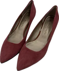 ZK32 【美品】GINZA kanematsuギンザカネマツ　パンプス　靴シューズ　レッド　レディース　24サイズ