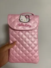 ハローキティ ピンク キルティング クロスバッグ/ポーチ
