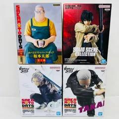 未開封 サカモトデイズ プライズ フィギュア 4体 セット まとめ / VIBRATION STAR ぬーどるストッパー SOLID SCENE 南雲 楽 篁 坂本太郎