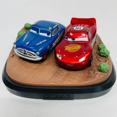 ディズニー 一番くじ PIXAR カーズ D賞 シーン フィギュア / Happyくじ Disney Cars Rust・eze TWIN H power ハドソン マックイーン