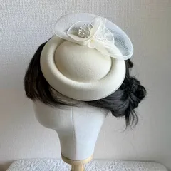 ウェディングハット　花嫁ヘッドドレス　着物　髪飾り　浴衣　結婚式　成人式　七五三　トーク帽　カクテルハット　パーティー　イベント