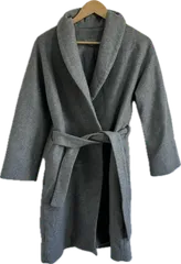 ZK31 【美品】COSコス　ウールコート　アウター　グレー　レディース　US4サイズ