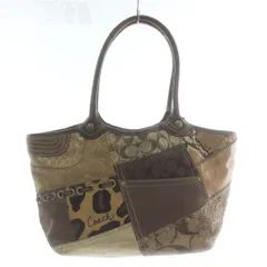 コーチ COACH パッチワーク ブリーカー トートバッグ キャンバス