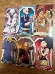 僕のヒーローアカデミア キャラクターカード 6枚セット