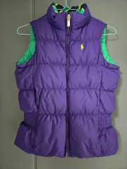 ポロ ラルフローレン キッズ リバーシブル ダウン ベスト S (7) 状態