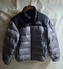 THE NORTH FACE ザノースフェイス 700 ヌプシ2 ダウン ブラック/グレー M (実寸 100 105)
