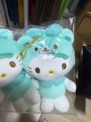 日本正規品) サンリオ ハローキティ カラフルバニー ぬいぐるみ キーホルダー