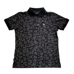 PEARLY GATES パーリーゲイツ 半袖ポロシャツ 紺 白 ゴルフ 趣味 スポーツ メンズ サイズ4 Mサイズ