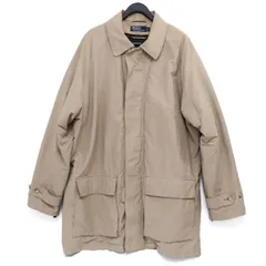 ラルフローレン トレンチコート ロングコート アウター 裏地付き ミリタリー 裏地付き 取り外し可能 ベージュ ライトブラウン キャメル 毛 ウール ナイロン コットン Ralph Lauren