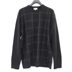 ポールスミス セーター ニット アンゴラ チェック チェック 黒 ブラック BLACK チェック アンゴラ ウール Paul Smith