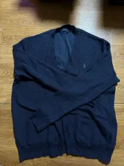 ポロラルフローレン ネイビー カーディガン L