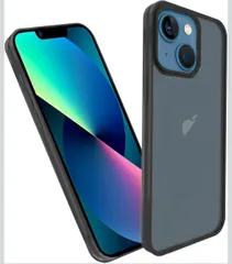 ★スマホケース 対応 iPhone 13 Mini ケース 米軍MIL規格 肌触りも良い 半透明 耐衝撃 超軽薄 指紋防止 黄変防止 に適合する アイフォン13 Mini 保護 カバー（ブラック）
