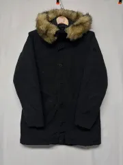100/al THE NORTH FACE ザノースフェイス ブラック マウンテンパーカー ダウン アウター