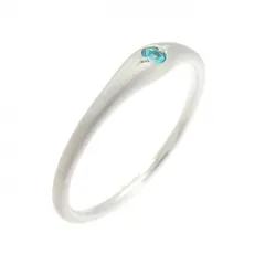 K18WG トルマリン リング 0.02CT