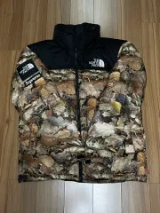 シュプリーム THE NORTH FACE ザノースフェイス ヌプシダウンジャケット（落葉M）