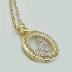 太陽、月、星モチーフ　ペンダント　ネックレス　ギフトジュエリー　アクセサリー