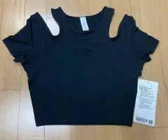 ルルレモン (lululemon) ショルダー カットアウト ブラック (4)