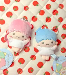 リトルツインスターズ キーホルダー ぬいぐるみ ピンク/ブルー (中国)