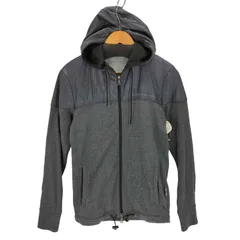 バーバリーブラックレーベル BURBERRY BLACK LABEL 異素材切替 フルジップ ダブルジップパーカー レディース JPN：2 のサムネイル