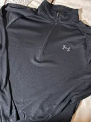 アンダーアーマー テック ハーフ ジップ ロングスリーブ ブラック L