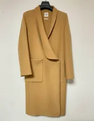 ★HERMES★美品★ウールツイル★1枚仕立★スプリング★ロングコート ☆HERMES☆美品☆ウールツイル☆1枚仕立☆スプリング☆ロング