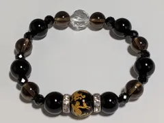 パワーストーン　天然石　ブレスレット　四神集結　オニキス他　18cm　No324