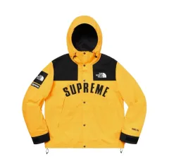 XL シュプリーム X ザ・ノース・フェイス アークロゴ マウンテンパーカ イエロー 19SS