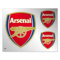 【人気商品】シルバーステッカー3枚SET〔sts003〕 アーセナル