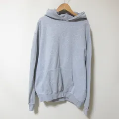 D644　Champion　チャンピオン　グレー　フーディー　スウエット　トレーナー　プルオーバー　2XL　裏起毛　パーカー　