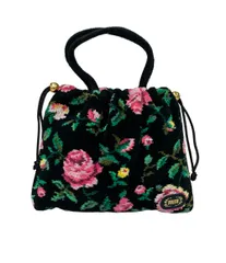 美品 フェイラー ハンドバッグ 花柄 巾着 レディース FEILER