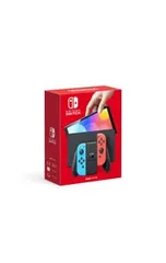 その他／【良】Nintendo Switch 有機ELモデル Joy-Con(L) ネオンブルー/(R) ネオンレッド