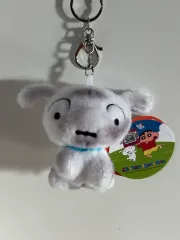 クレヨンしんちゃん シロ タン坑町 シロ 꼬질 ぬいぐるみ キーホルダー