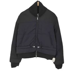 ディーゼル DIESEL グレン期 ダブルジップ リブ付き フライトジャケット ボンバージャケット ブルゾン メンズ import：S 