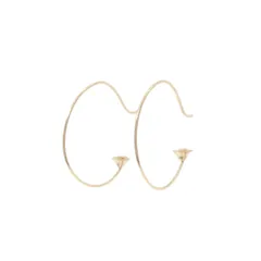 K10YG フラワー ピアス