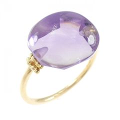 k18 アメジストリング 3.27g - メルカリ