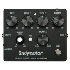【新品・メーカー保証付】2nd Factor APA-BLENDER アコースティックギター用プリアンプ