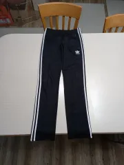 28 アディダス ストレッチ トレーナー ボトムス ブラック 28-907