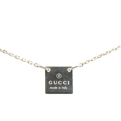 グッチ ロゴプレート SV925 シルバー レディース GUCCI【1-0196055】