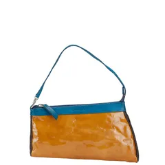 アンテプリマ ロゴ ベージュ ブラウン ブルー レザー エナメル レディース ANTEPRIMA【1-0197621】