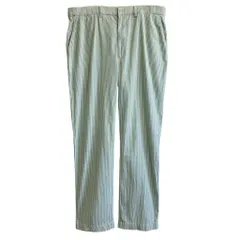 Polo Ralph Lauren ポロ ラルフローレン シアサッカー ストライプ スラックス グリーン×白 36×34 No.L969